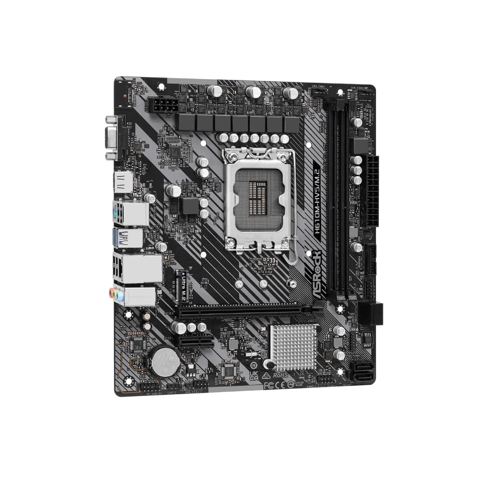 ASRock Intel H610M-HVS/M.2 R2.0 Micro-ATX Motherboard - Image 5
