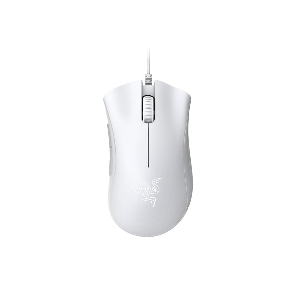 Razer DeathAdder Essential USB Type-A Wired Optical Gaming Mouse - White - Image 1