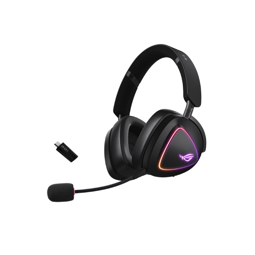 ASUS ROG Delta II Tri-mode Wireless Gaming Headset - Black - Image 2