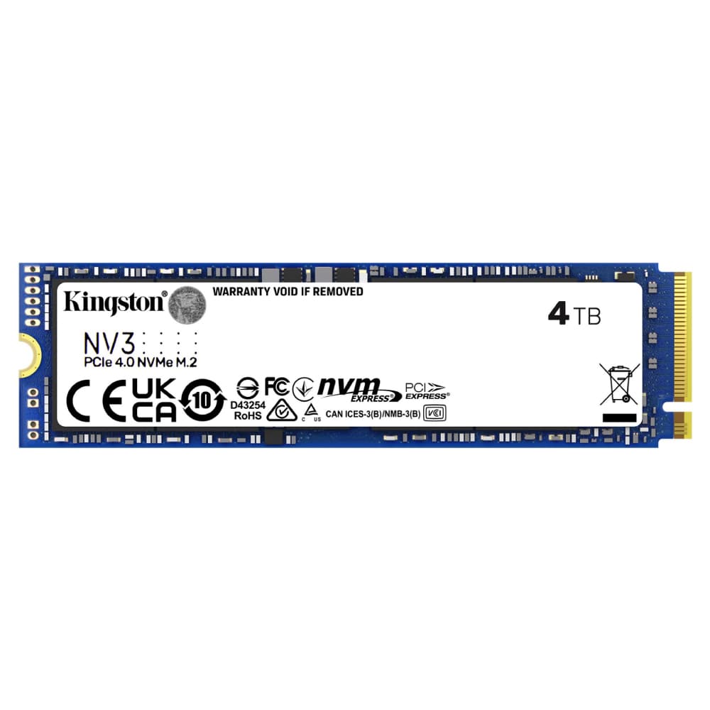 Kingston NV3 4TB M.2 NVMe PCIe 4.0 SSD - Image 1