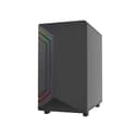 Vida Apollo M Micro-ATX Tempered Glass Gaming PC Case - Black thumbnail 1