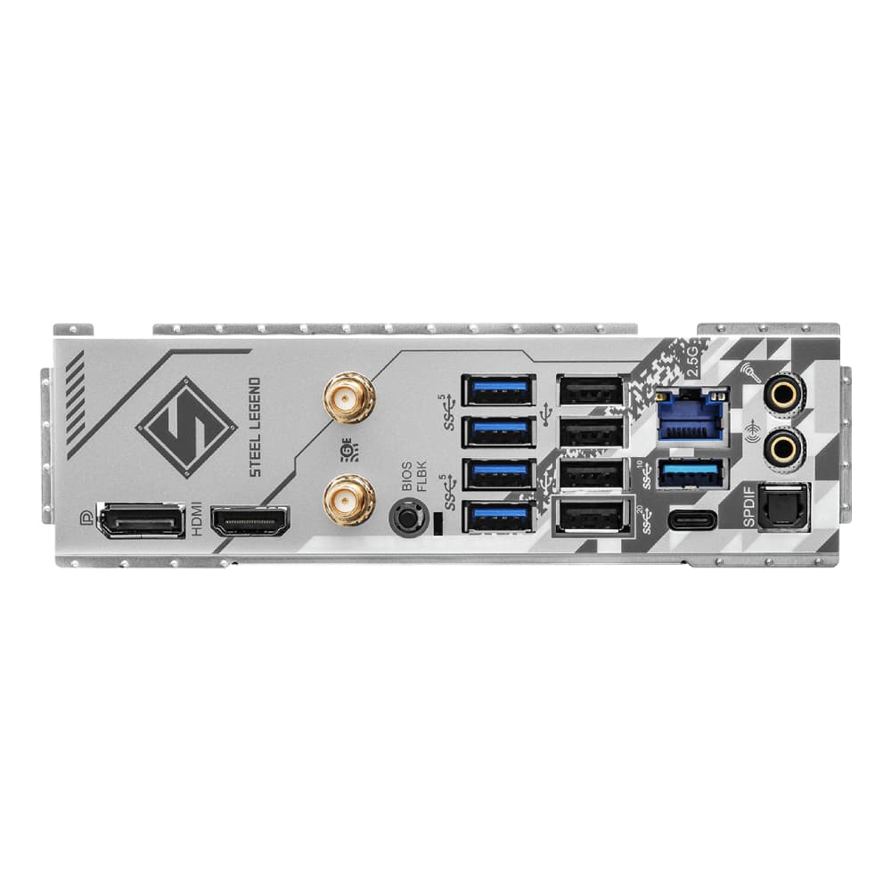 Asrock B650 Steel Legend WiFi  ATX AMD Socket AM5 Motherboard - White - Image 6