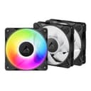 Arctic P12 Pro A-RGB High Static Pressure 120mm PWM Fan - Black Triple Pack thumbnail 1