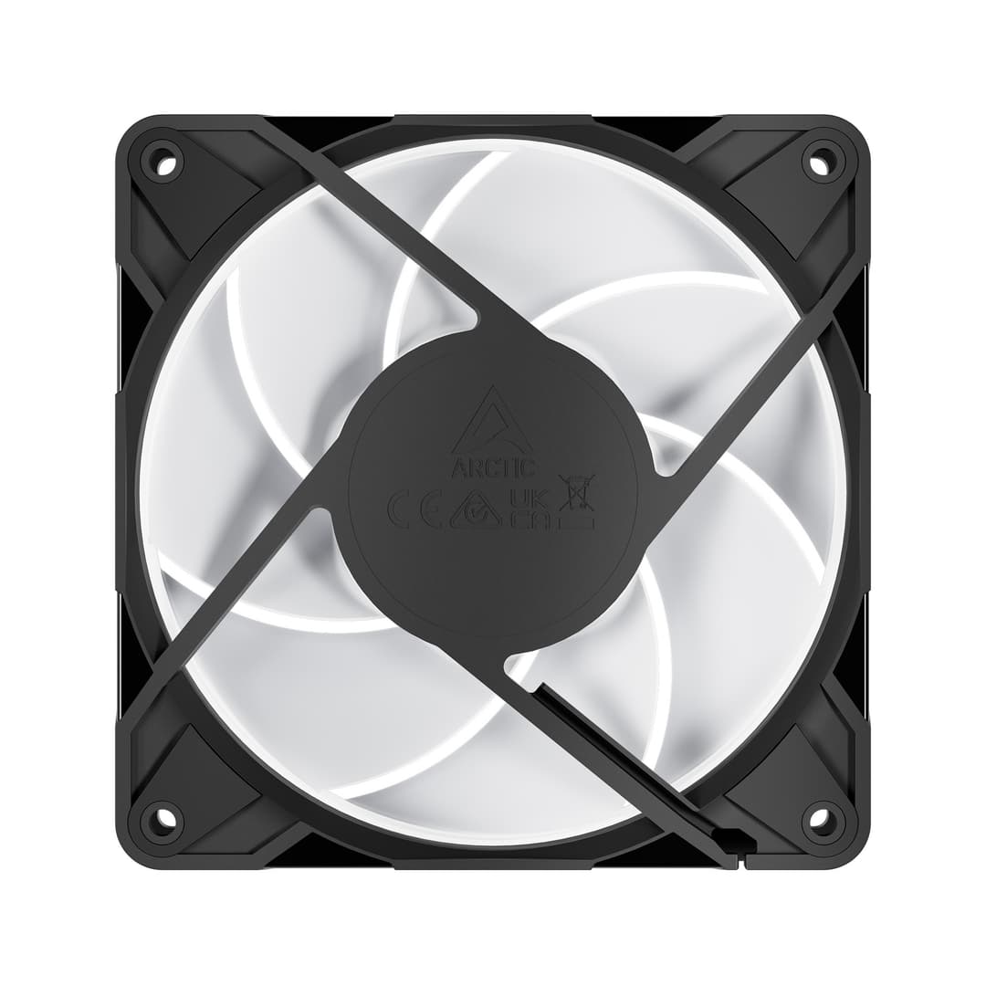 Arctic P12 Pro A-RGB High Static Pressure 120mm PWM Fan - Black Triple Pack - Image 7