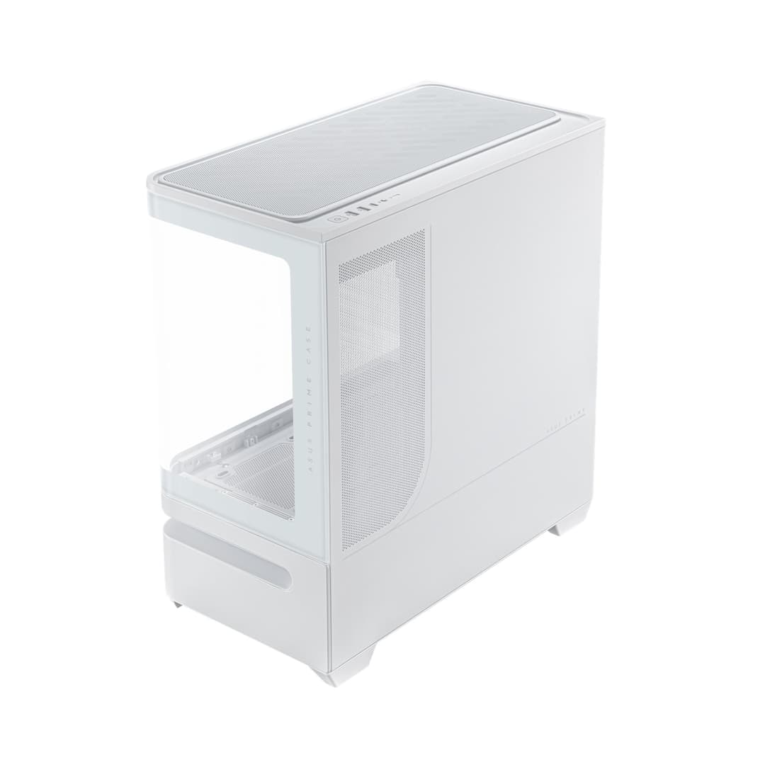 ASUS Prime AP202 ARGB Tempered Glass Mid Tower Gaming Case - White - Image 9