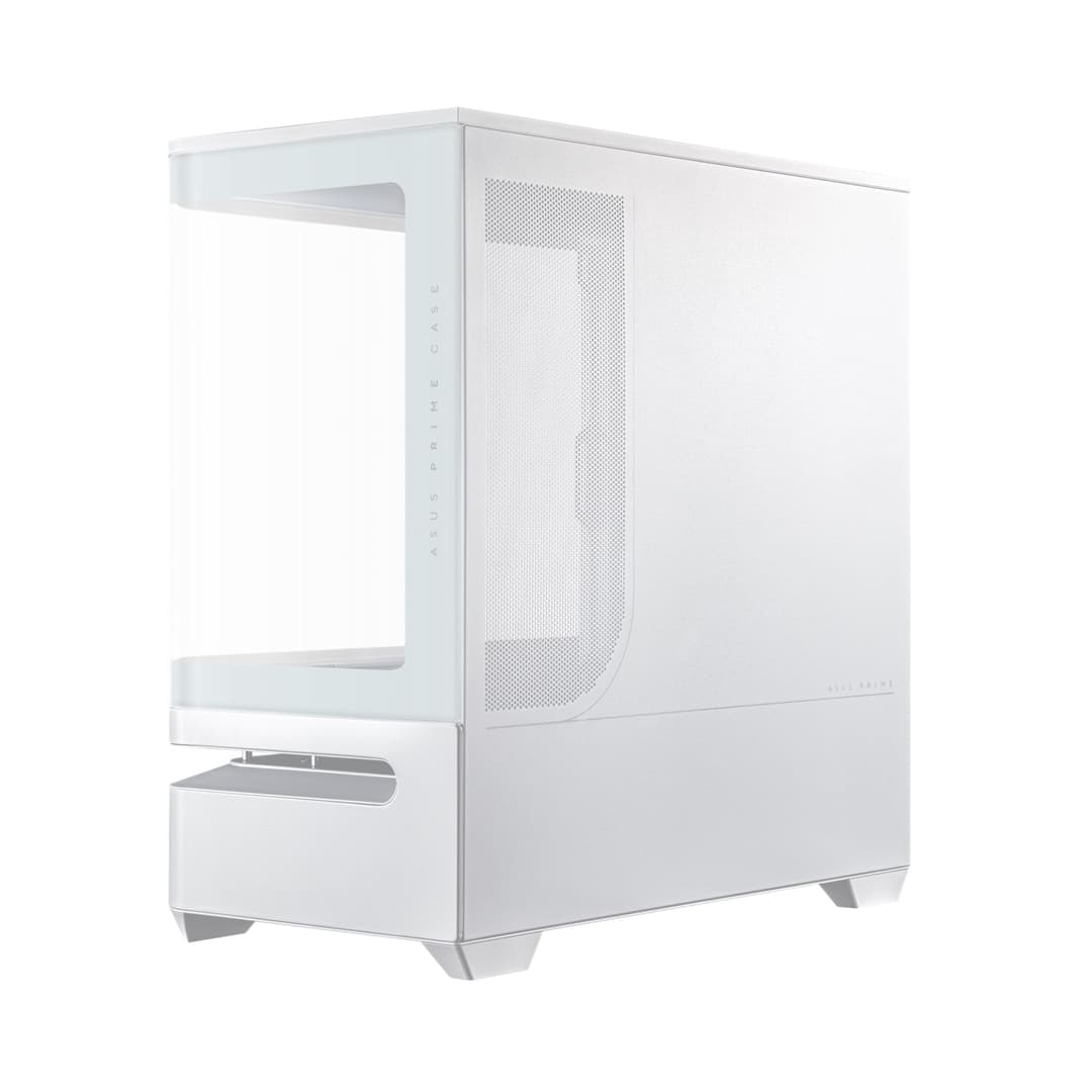 ASUS Prime AP202 ARGB Tempered Glass Mid Tower Gaming Case - White - Image 10