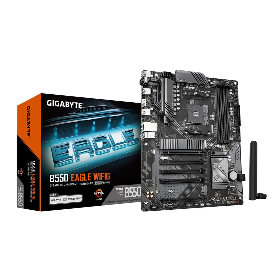 GIGABYTE B550 EAGLE WIFI6 ATX AMD Socket AM4 Motherboard - Image 1