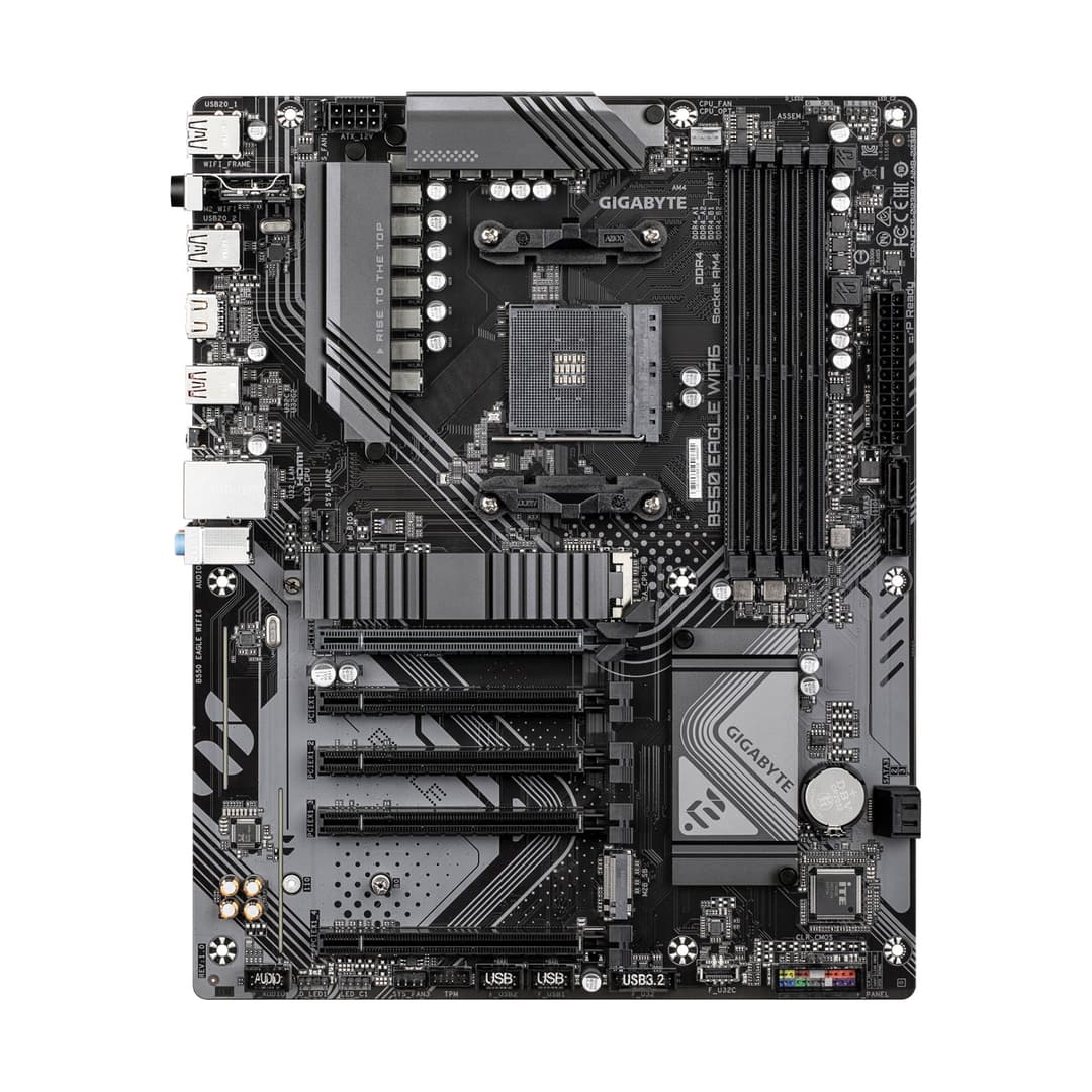 GIGABYTE B550 EAGLE WIFI6 ATX AMD Socket AM4 Motherboard - Image 2