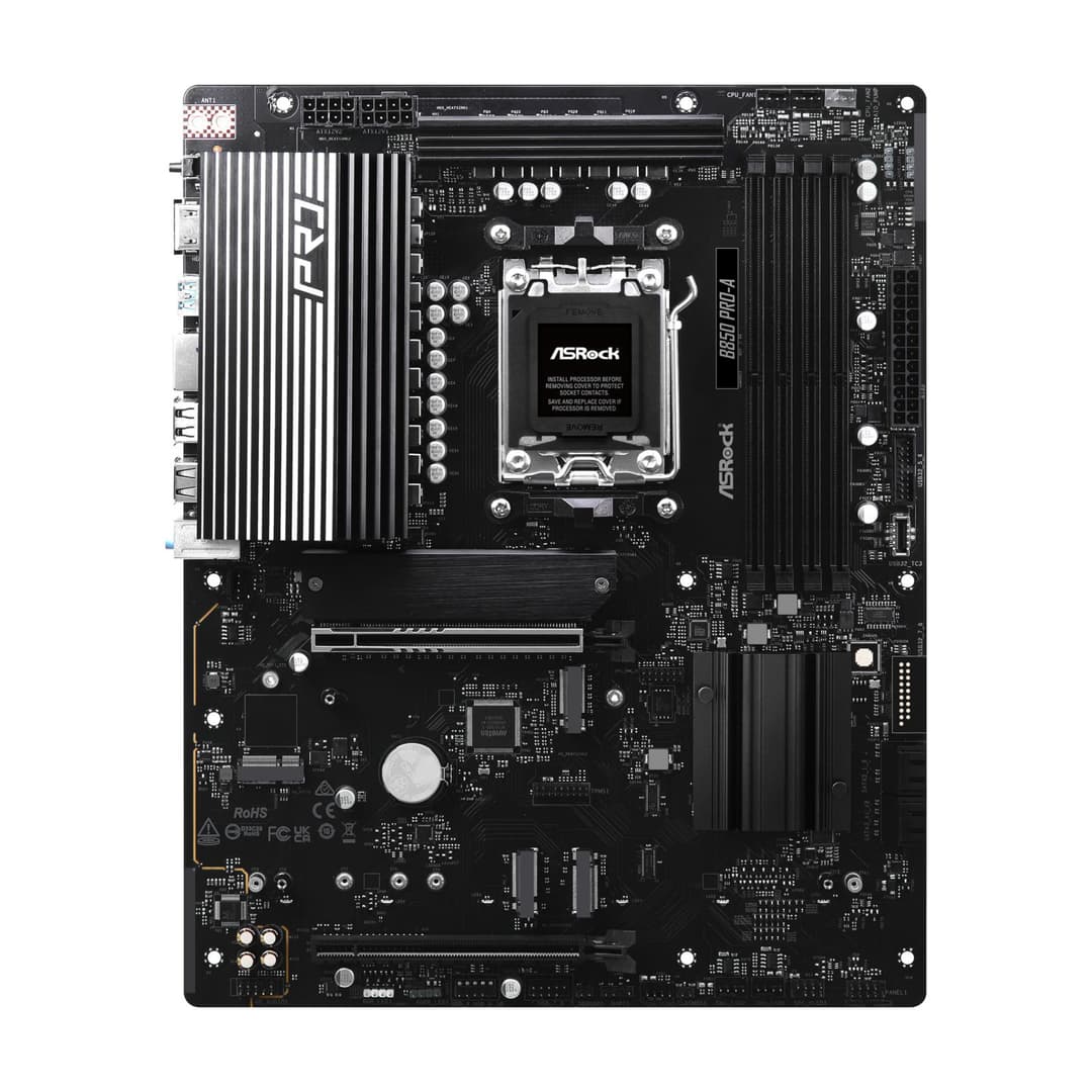 Asrock B850 PRO-A AMD B850 DDR5 ATX Socket AM5 Motherboard - Image 2