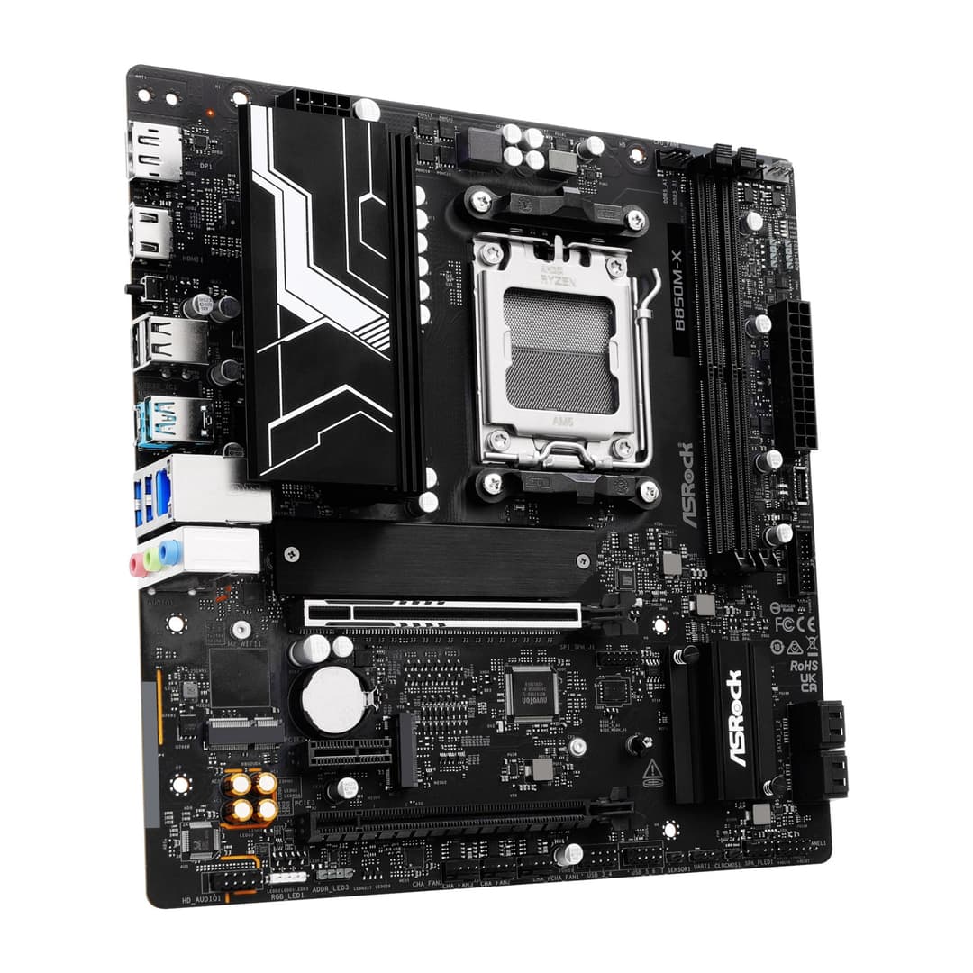 Asrock B850M-X R2.0 AMD B850 DDR5 Micro-ATX Socket AM5 Motherboard - Image 3