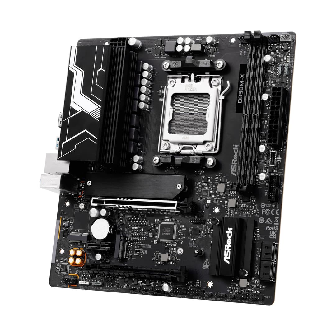 Asrock B850M-X R2.0 AMD B850 DDR5 Micro-ATX Socket AM5 Motherboard - Image 4