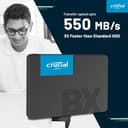 Crucial BX500 500GB 2.5" SATA 3.0 Micron 3D NAND Solid state drive (SSD) - Black thumbnail 10