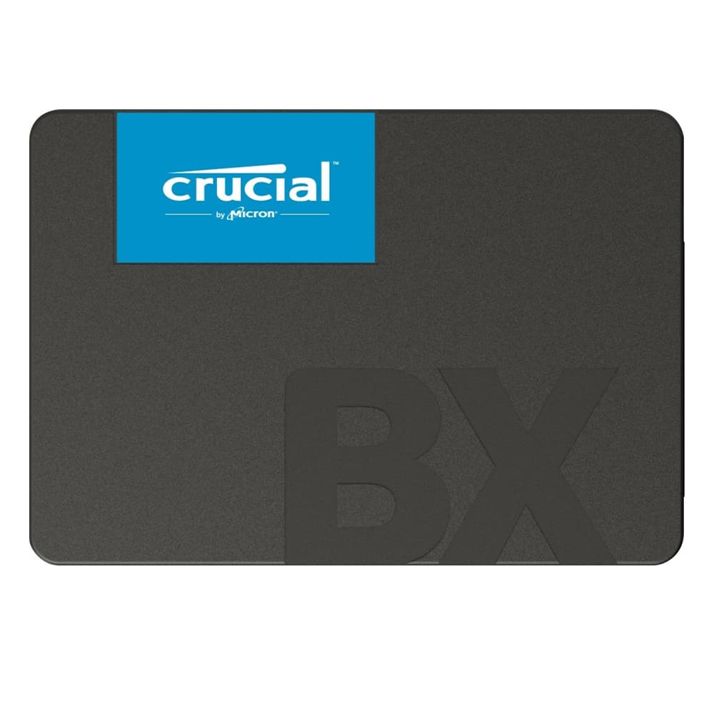 Crucial BX500 500GB 2.5" SATA 3.0 Micron 3D NAND Solid state drive (SSD) - Black - Image 1