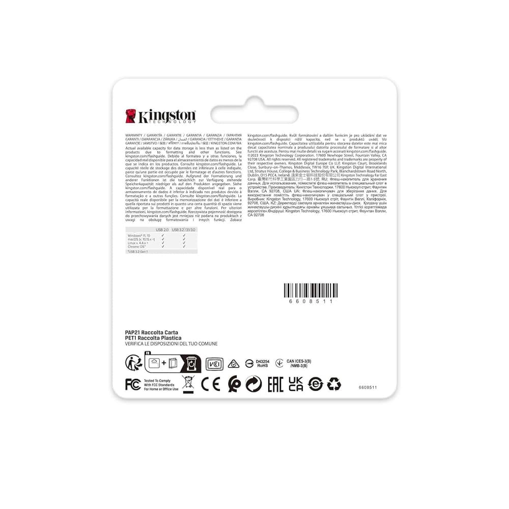 Kingston Technology DataTraveler 256GB SE9 G3 Gold Type-A USB 3.2 Flash Drive - Image 5