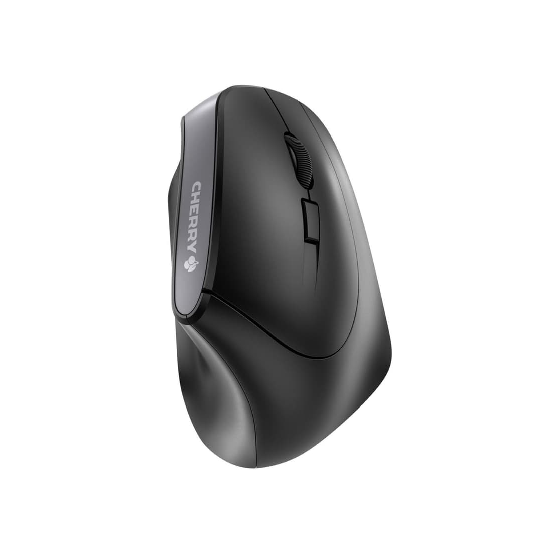 Cherry MW 4500 Right Hand 1200 DPI Wireless Ergonomic Mouse - Black - Image 1