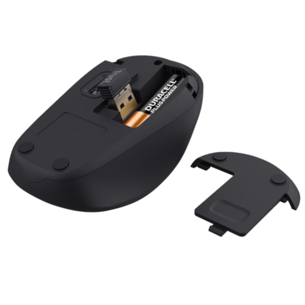 Trust TM-201 Right-hand 1600 DPI RF Wireless Optical Mouse - Black - Image 10