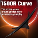 Acer Nitro XZ322QUV3 curved gaming 31.5" Quad HD TFT LED FreeSync 180 Hz Curved Gaming Monitor thumbnail 8