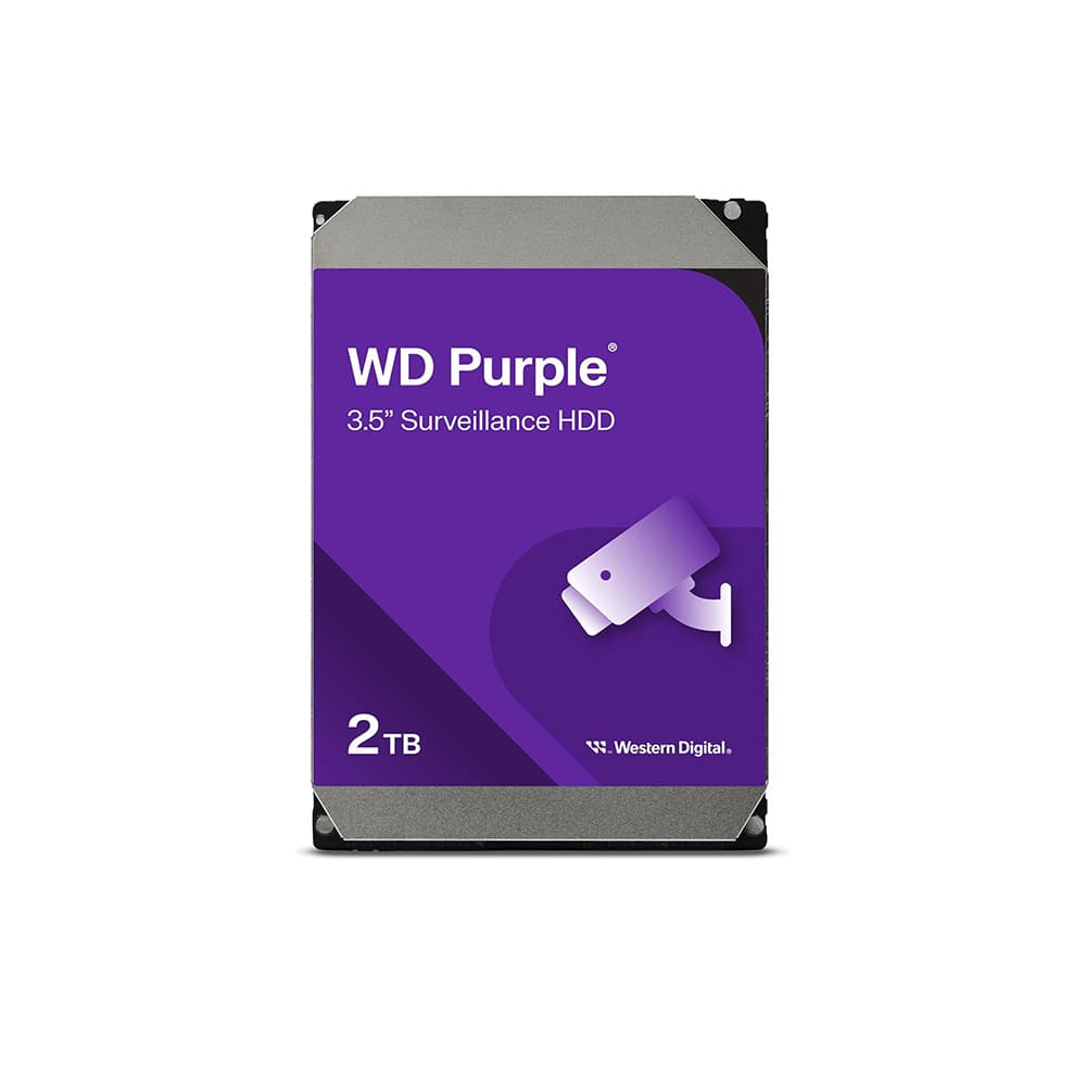 Western Digital Purple 2TB 3.5" SATA 6GB/s 5400 RPM Surveillance Internal Hard Drive - Image 2