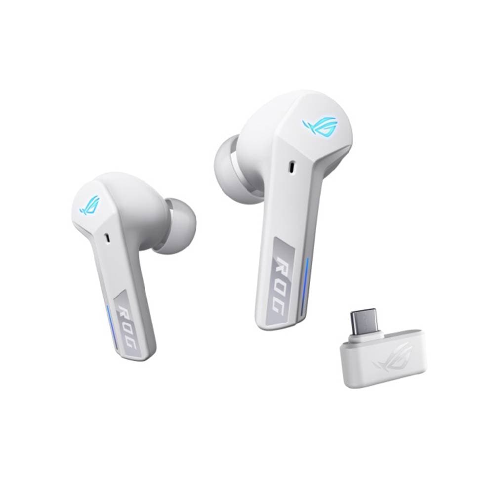 ASUS ROG Cetra True Wireless SpeedNova In-Ear Gaming Headphones - Moonlight White
