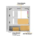 Vida Zephyr V2 Micro-ATX ARGB Tempered Glass Gaming PC Case - White thumbnail 9