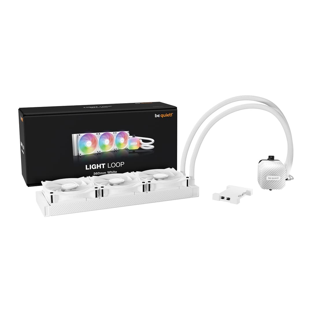 be quiet! Light Loop RGB 360mm AIO CPU Cooler - White - Image 1