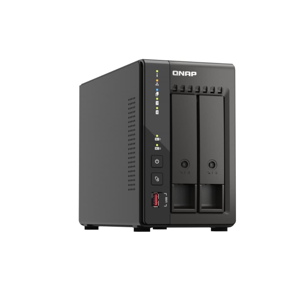 QNAP TS-253E-8G Intel Celeron J6412 8GB RAM 2 Bay NAS Servers Tower - Image 2