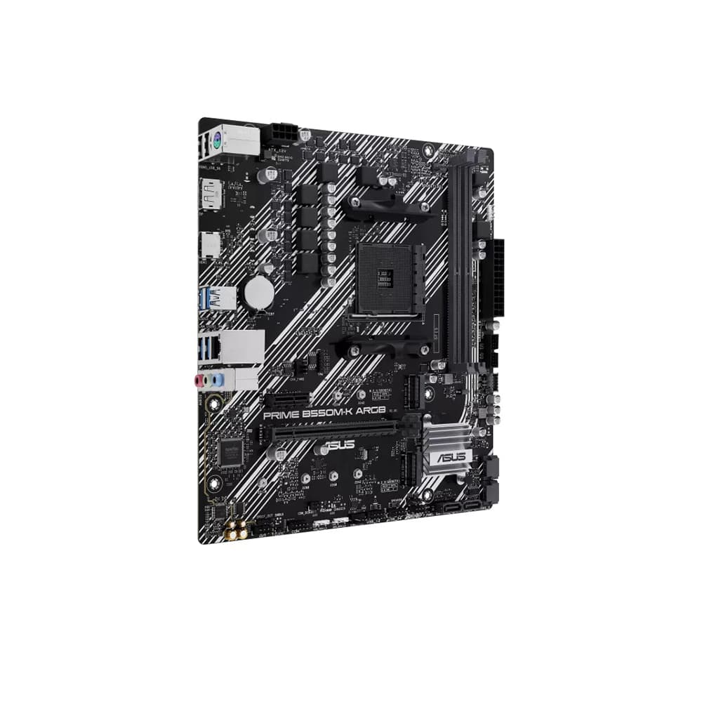 ASUS Prime B550M-K ARGB AMD B550 Micro-ATX Socket AM4 Motherboard - Image 6