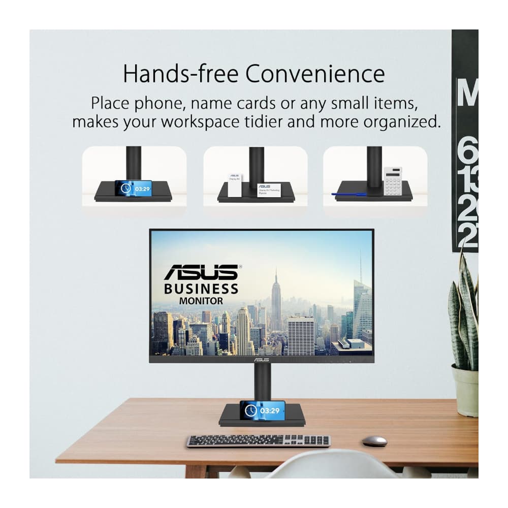 ASUS VA27DQFS 27" Full HD IPS 100 Hz 1 ms Height Adjustable Built-In Speakers Monitor - Image 3