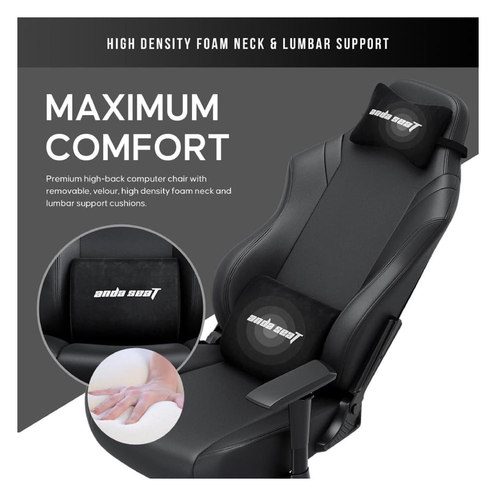 Anda seaT Luna Premium Large Gaming Chair  EU Version - Black - Image 3