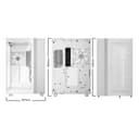 Be Quiet Light Base 900 FX White E-ATX Full Tower ARGB Tempered Glass White PC Case thumbnail 4