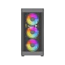 Vida Zephyr V2 Micro-ATX ARGB Tempered Glass Gaming PC Case - Black thumbnail 2