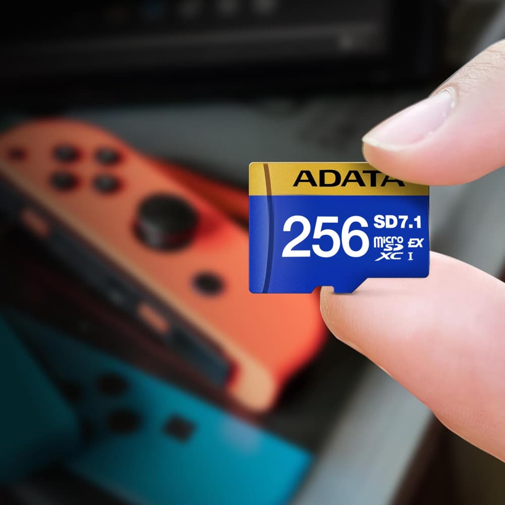 ADATA UD256GEX3L1-C 256GB MicroSDXC SD7.1 UHS-II Nintendo Switch 2 Memory Card - Image 2