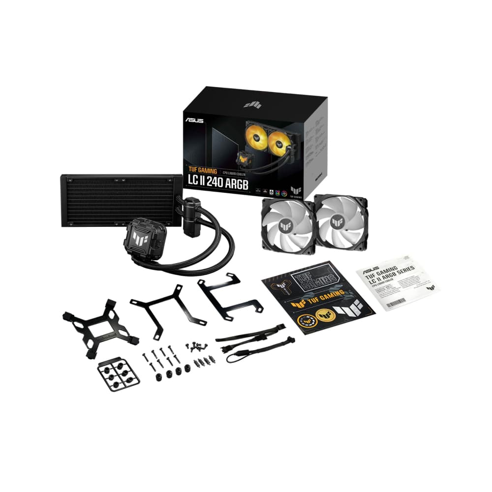 ASUS TUF Gaming LC II 240 ARGB Processor Liquid Cooling kit 12 cm Black - 90RC00U1-M0UAY0 - Image 4