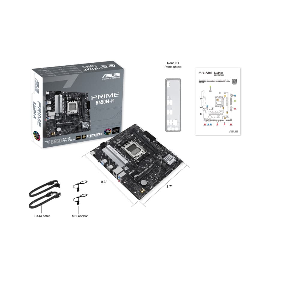 ASUS PRIME B650M-R AMD B650 Micro-ATX Socket AM5 Motherboard - Image 6