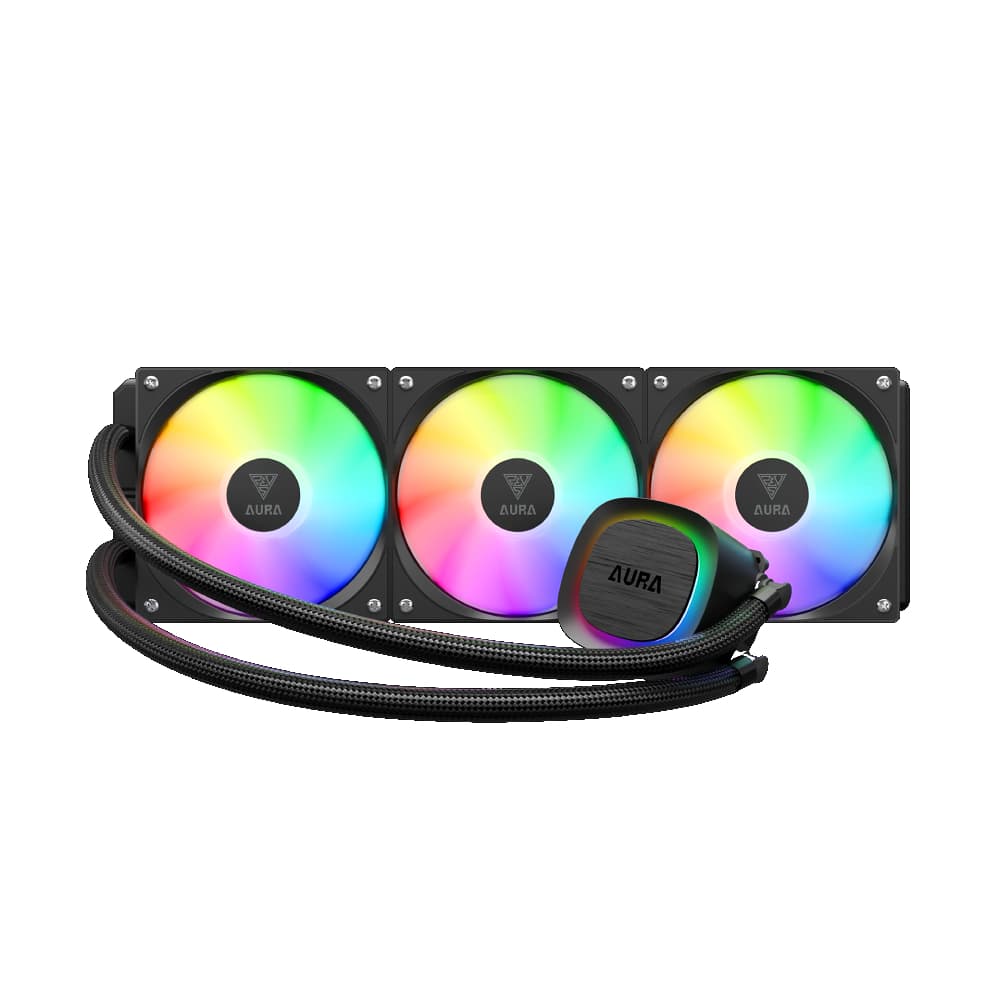 GAMDIAS AURA GL360 V2 360mm RGB All-in-One Liquid Cooler - Image 1