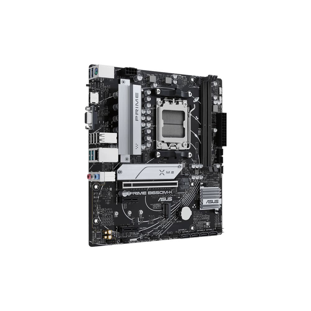 ASUS PRIME B650M-K AMD B650 Socket AM5 micro ATX Motherboard PCIe 5.0 - 90MB1F60-M0EAY0 - Image 6
