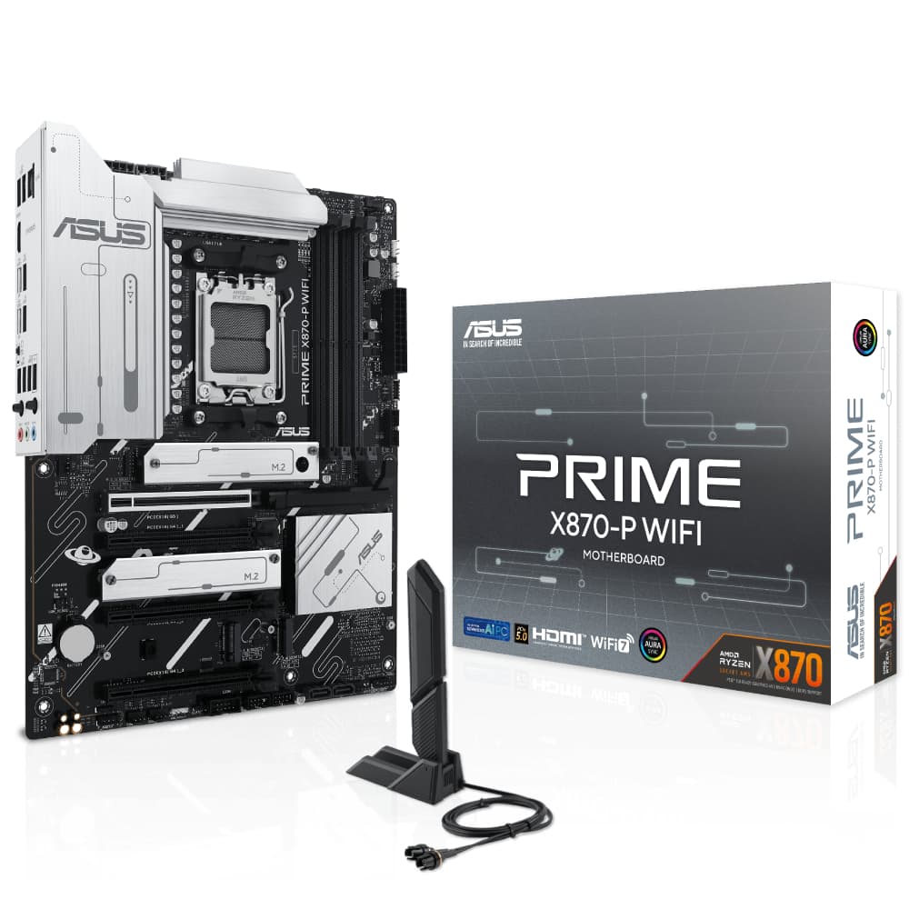 ASUS PRIME X870-P WIFI AMD X870AM5 ATX Motherboard - Image 1