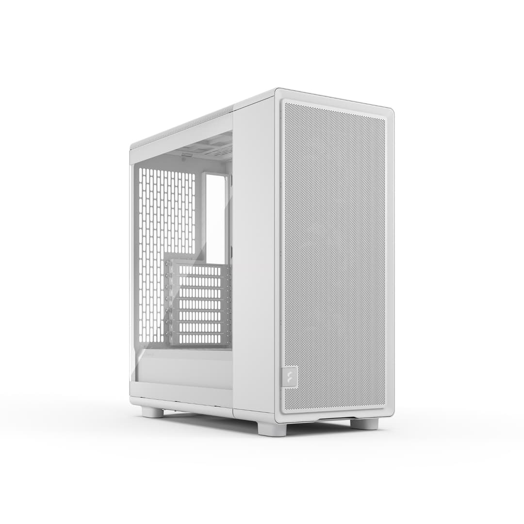 Fractal Design Epoch ATX Mid Tower Gaming PC Case - White TG Clear - Image 1