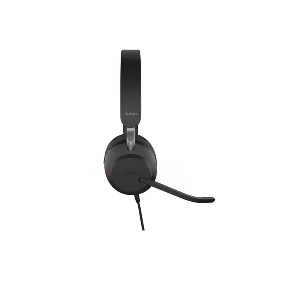 Jabra Evolve2 40 USB Wired MS Mono Headset with Boom Microphone Black - Image 2