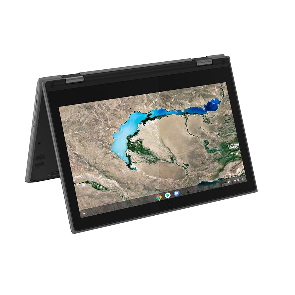 Lenovo 300e 2nd Gen 11.6" Touch Laptop N4120 4GB 64GB Win10 Pro - Black - Image 1