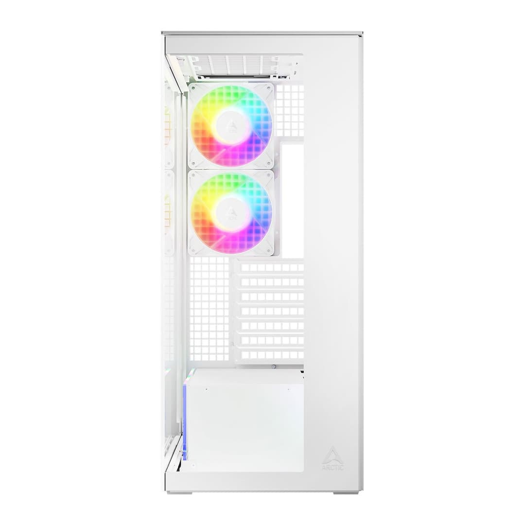 Arctic Xtender ARGB Tempered Glass Mid Tower PC Case -White - Image 3