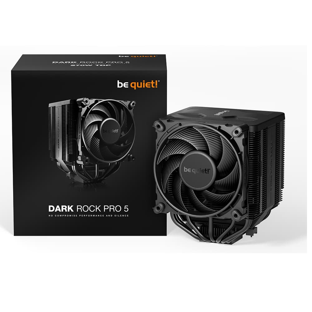 Be Quiet! Dark Rock Pro 5 6-Pole Fan Motor Technology 4-pin PWM CPU Cooler - Image 2