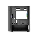 Vida Genesis Micro-ATX ARGB Tempered Glass Gaming PC Case - Black thumbnail 4