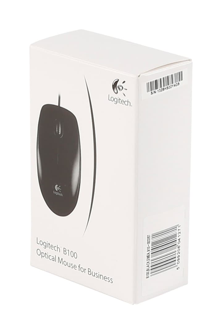 Logitech B100 Wireless Ambidextrous Mouse Black - 910-003357 - Image 6