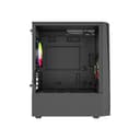Vida Genesis Micro-ATX ARGB Tempered Glass Gaming PC Case - Black thumbnail 3