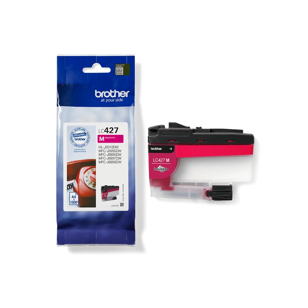 Brother LC427M Magenta 750 Pages Yield Ink Cartridge - Image 1