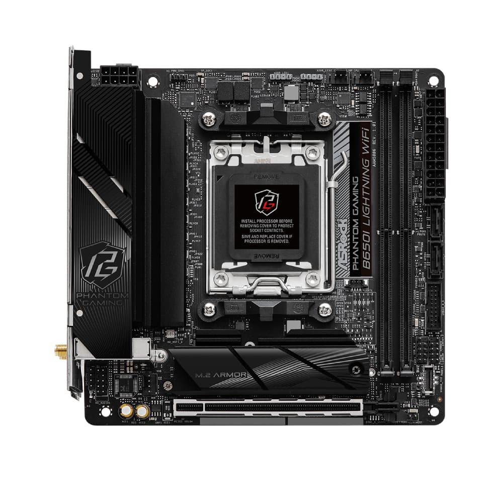 Asrock B650I Lightning WiFi DDR5 mini ITX AM5 Motherboard - Image 6