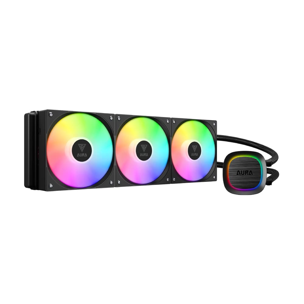 GAMDIAS AURA GL360 V2 360mm RGB All-in-One Liquid Cooler - Image 2