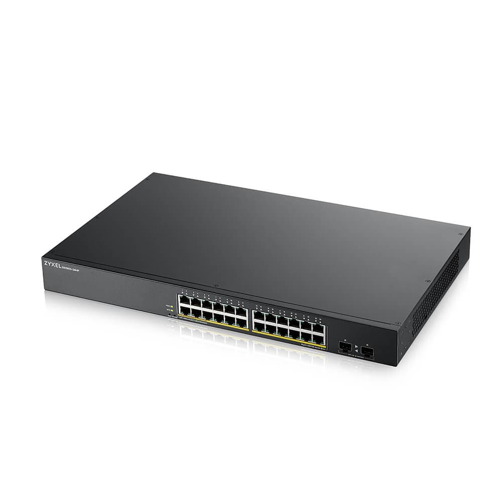Zyxel GS190024HPV2-GB0101F Managed 24 x Gigabit Ethernet RJ45+SFP Ports Network Switch - Image 3
