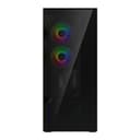 Arctic Xtender ARGB Tempered Glass w/ Vertical GPU Mount Mid Tower PC Case - Black thumbnail 2